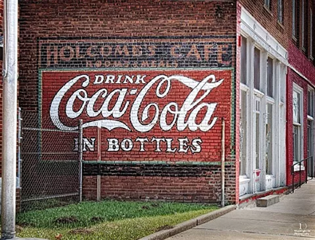Historic Coca-Cola building in Windsor