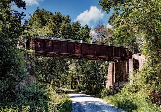 Katy Trail Railroad Bridge